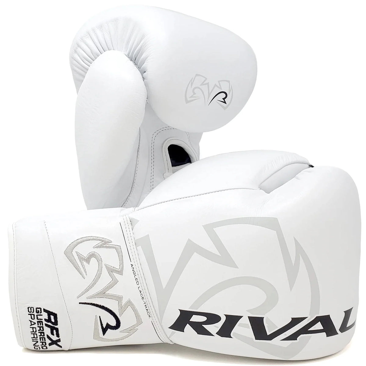 Red 12 oz Lace-Up Sparring Gloves Q4738