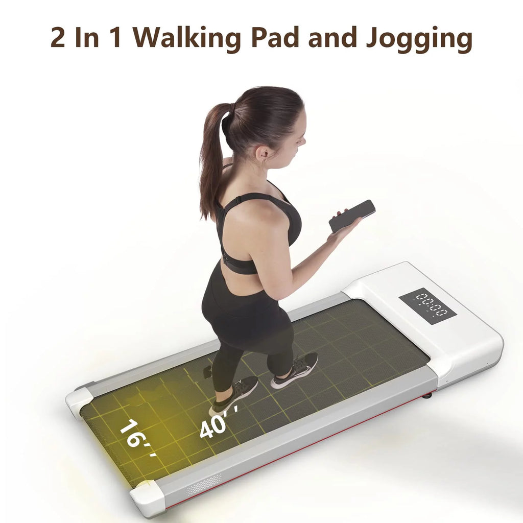 300lb 2.5HP Under Desk Treadmill with LED Display K330