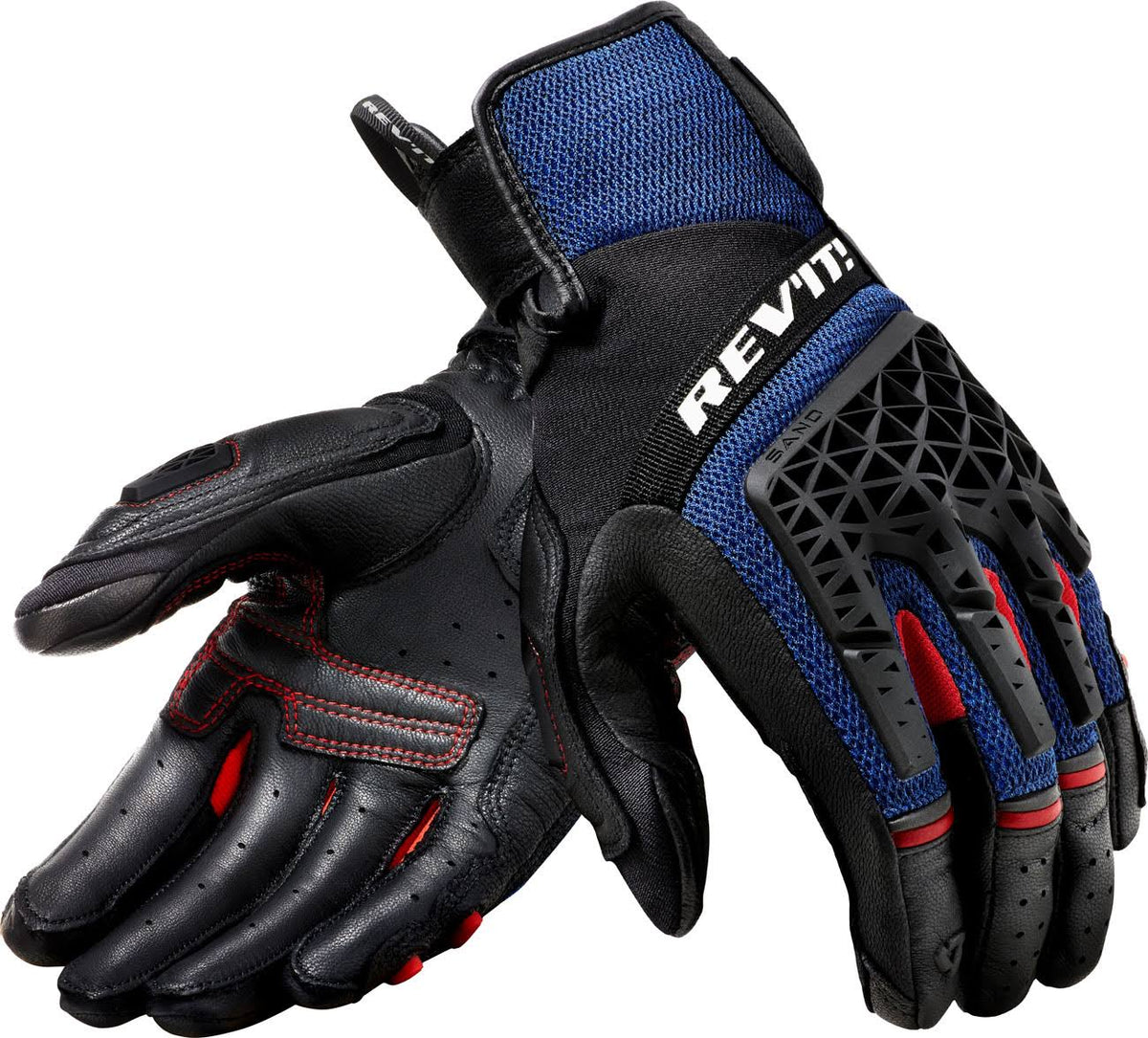 Black-Blue M Gloves J8100