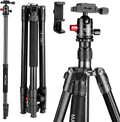 Lightweight Camera Tripod with Phone Mount and Carry Bag L942638