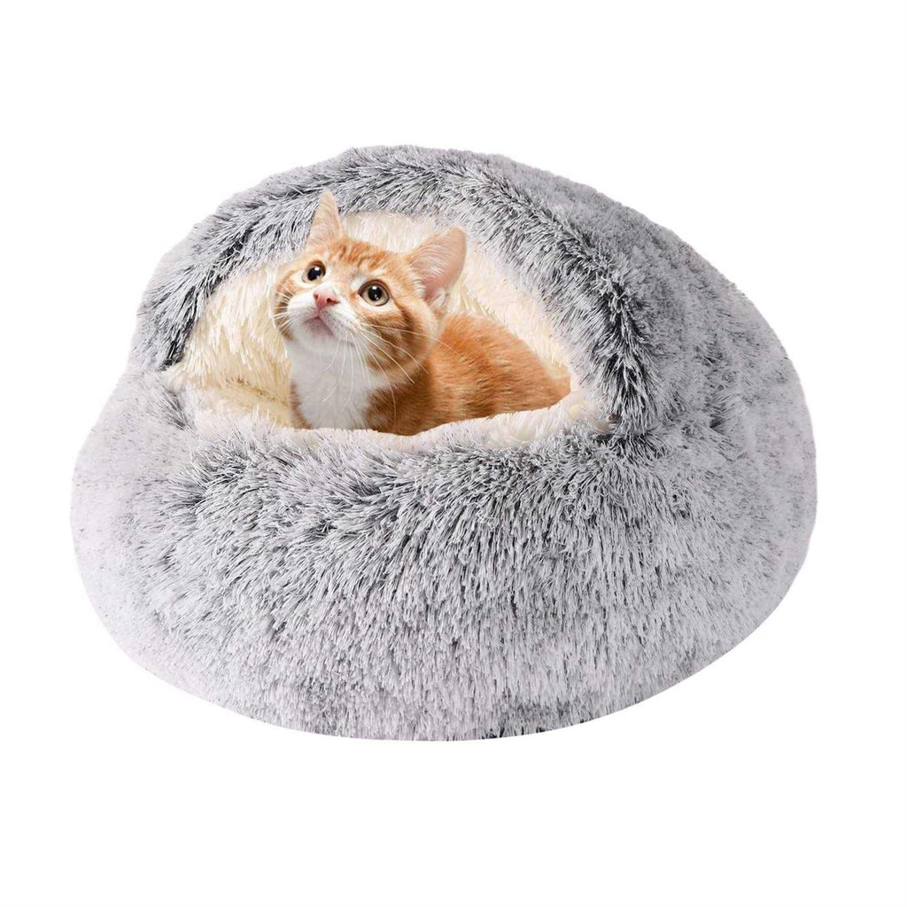 Hooded Round Dog Bed & Cat Cave G423