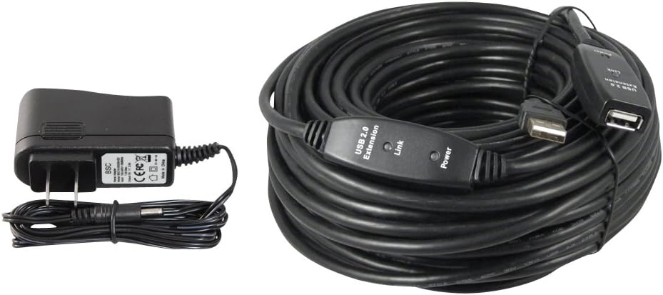 80 Foot USB 2.0 Active Extension Repeater Cable X678