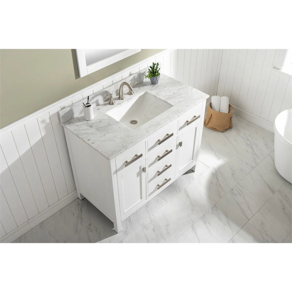 42" Single White Vanity I107924