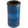 Ultra Orange 10 Gallon Perforated Metal Trash Can K2596