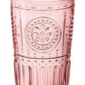 Set Of 4 16 Oz Colored Crystal Glasses C994