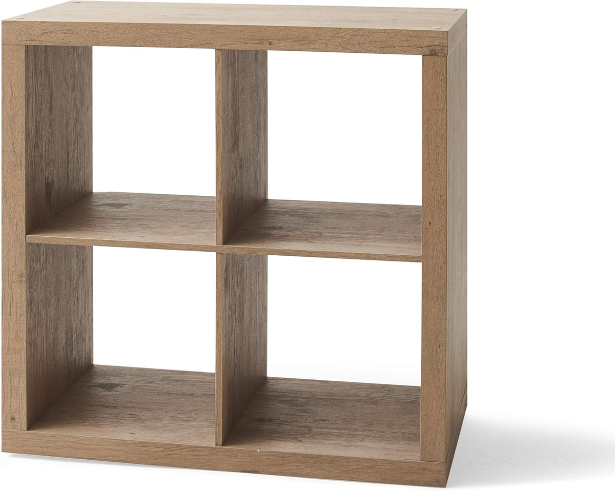 White 4-Cube Square Storage Cabinet J126759