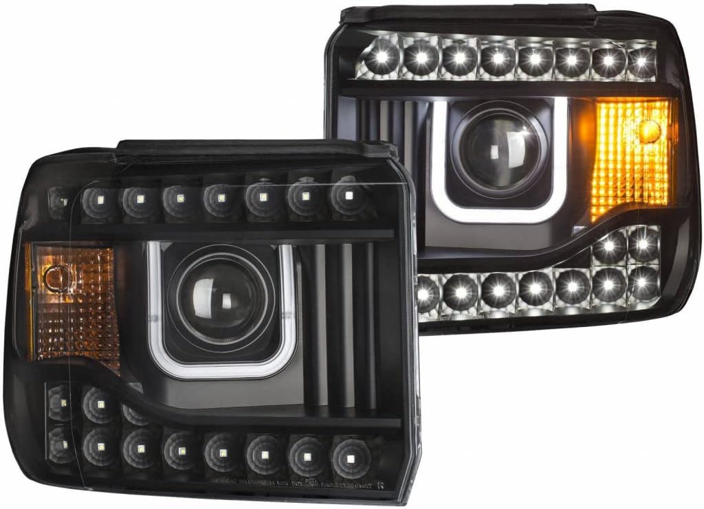 Projector Headlights with U-Bar Black K25823