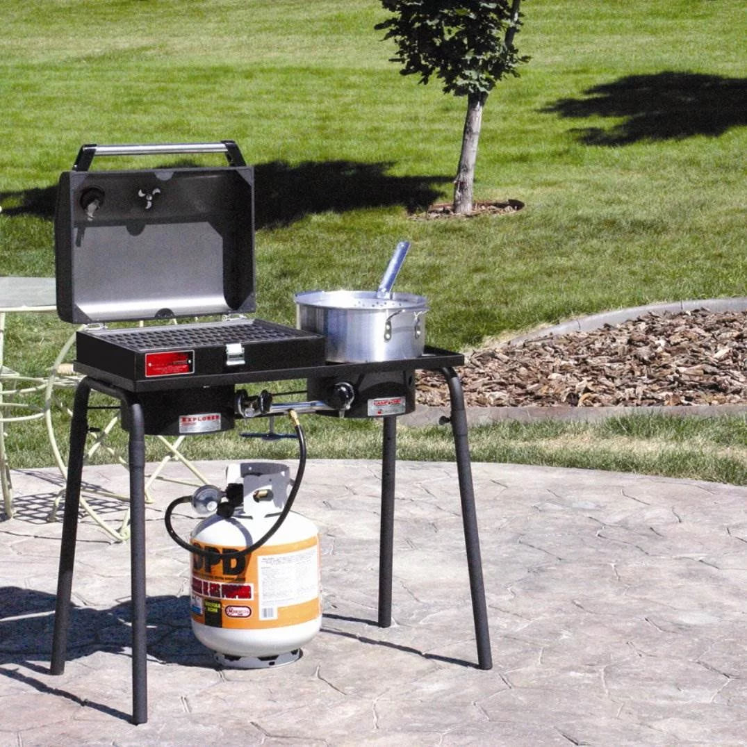30,000 BTU 2-Burner Propane Stove E111