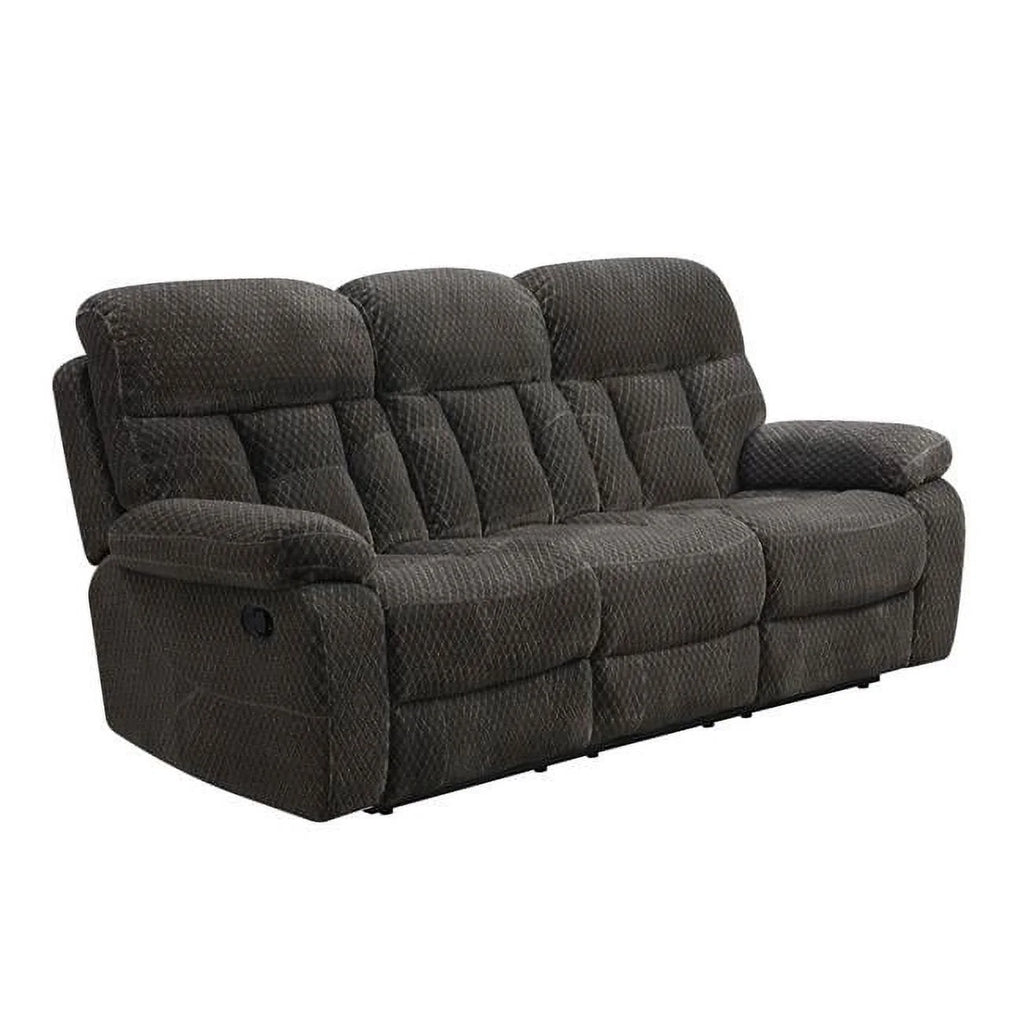 Dark Gray Powered Dual Recliner Sofa S81196