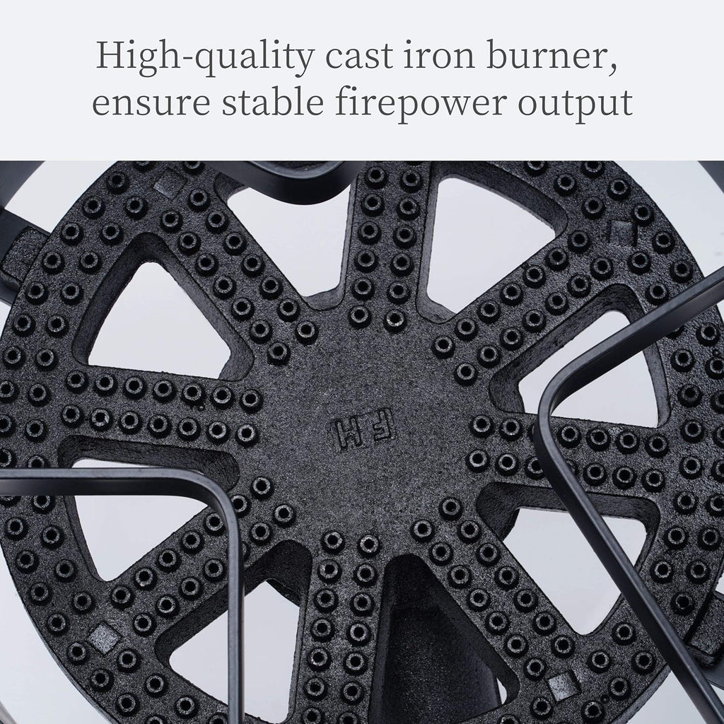 Cast Iron Propane Burner 200,000 BTU with Regulator & Hose E430477
