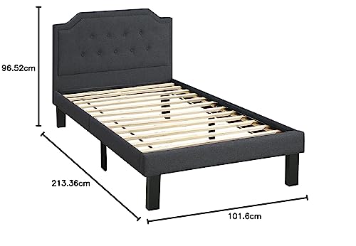 Twin Brown Bed X247