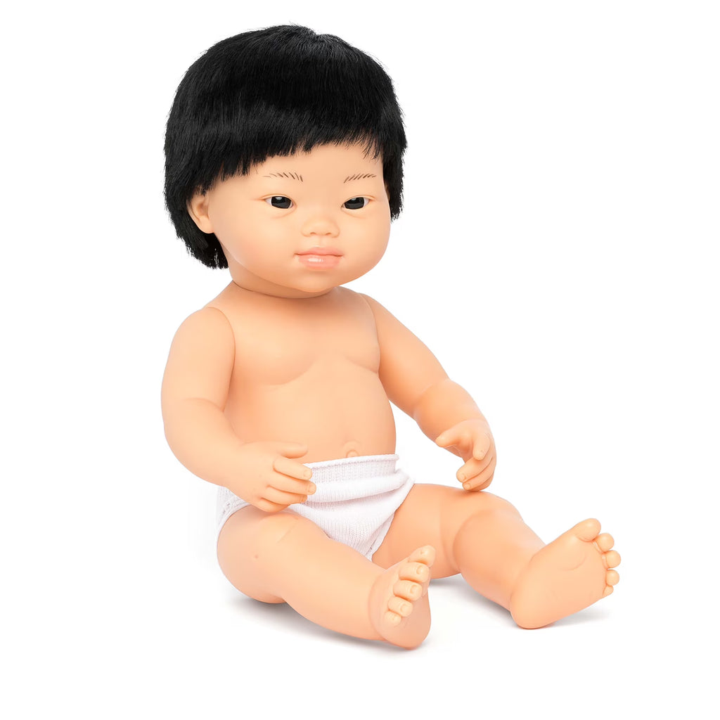 15" Anatomically Correct Asian Boy Baby Doll A6960