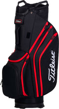 Black/Black/Red Lightweight Golf Bag T321