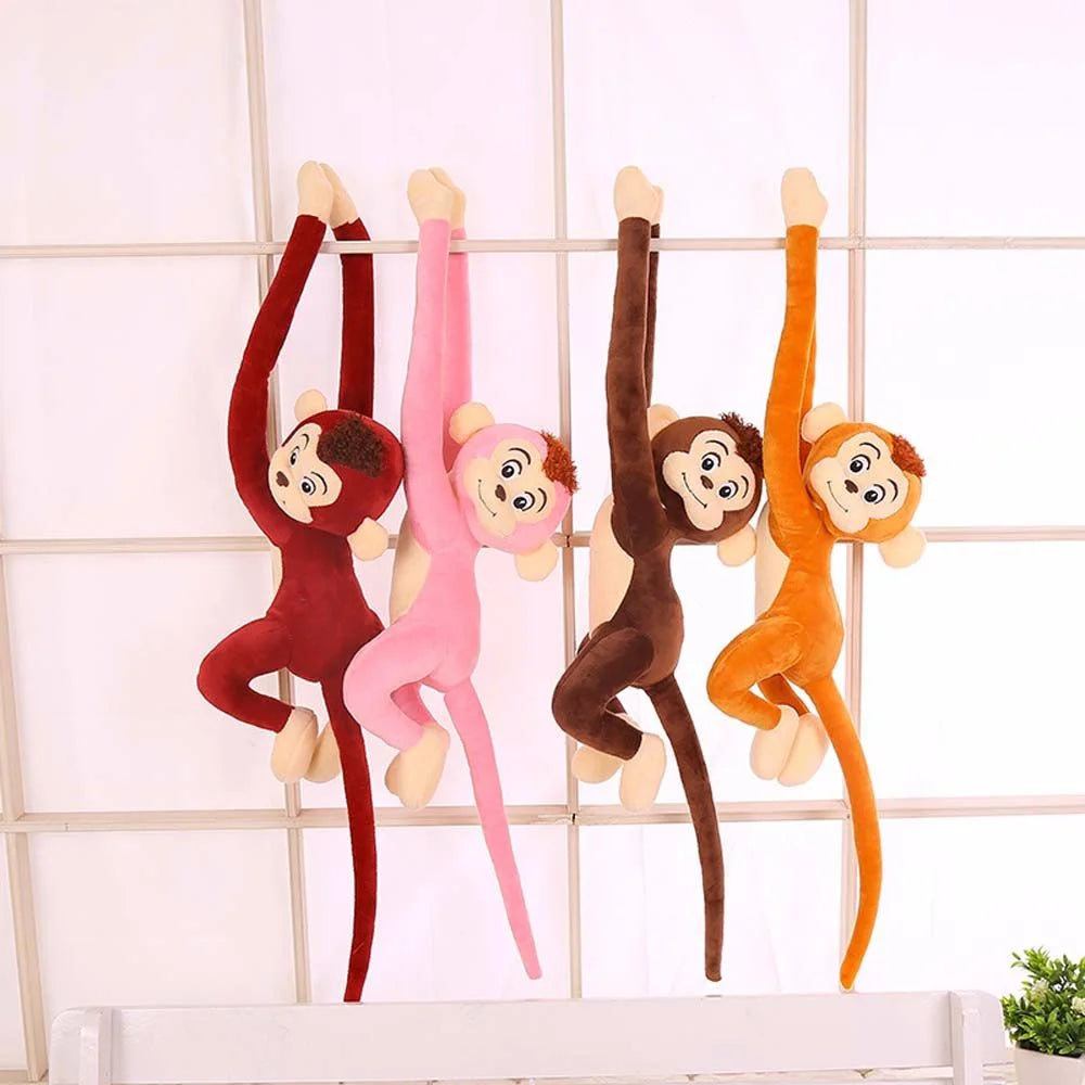 Brown Long-Arm Monkey Plush Doll F98033