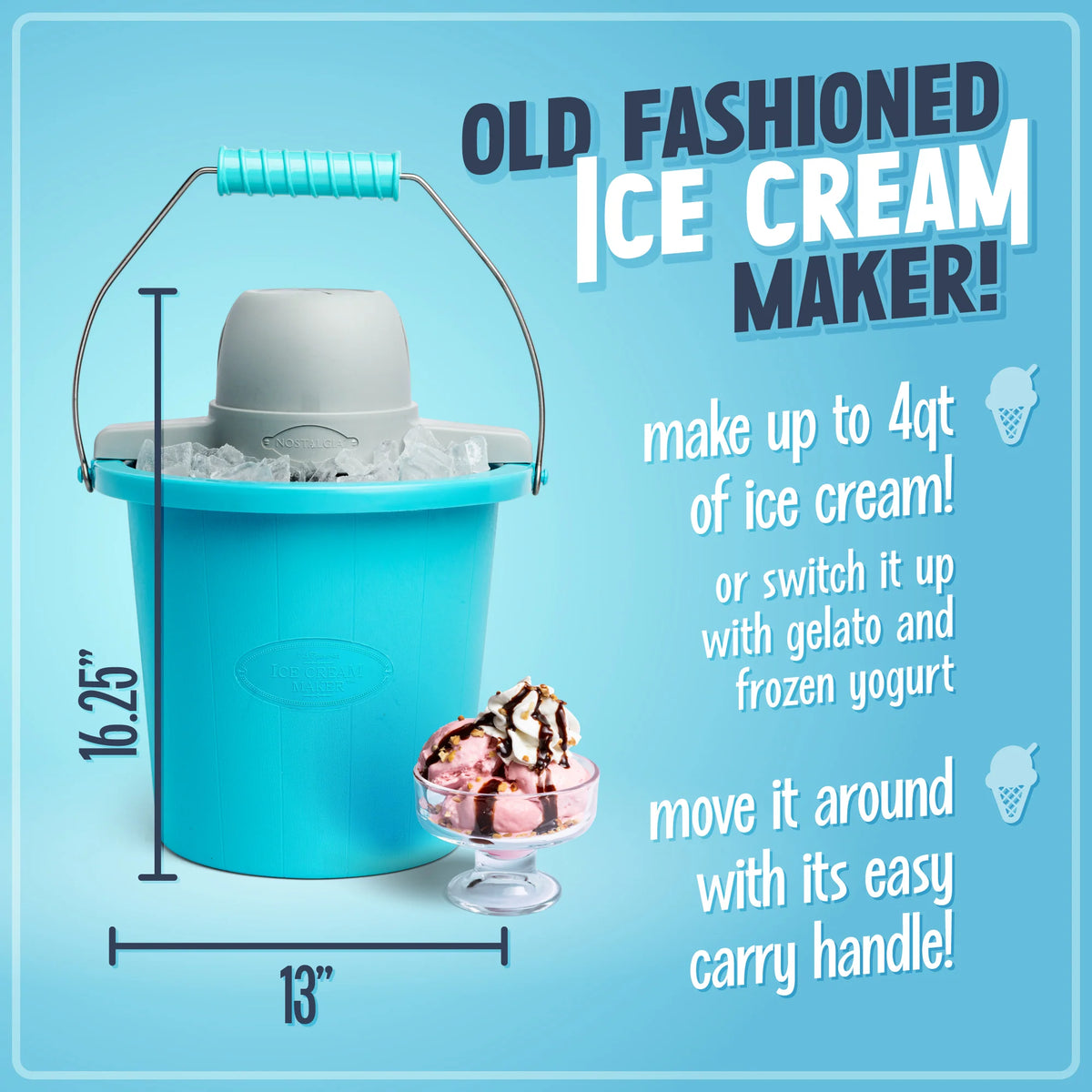 4-Quart Electric Ice Cream Maker G6394