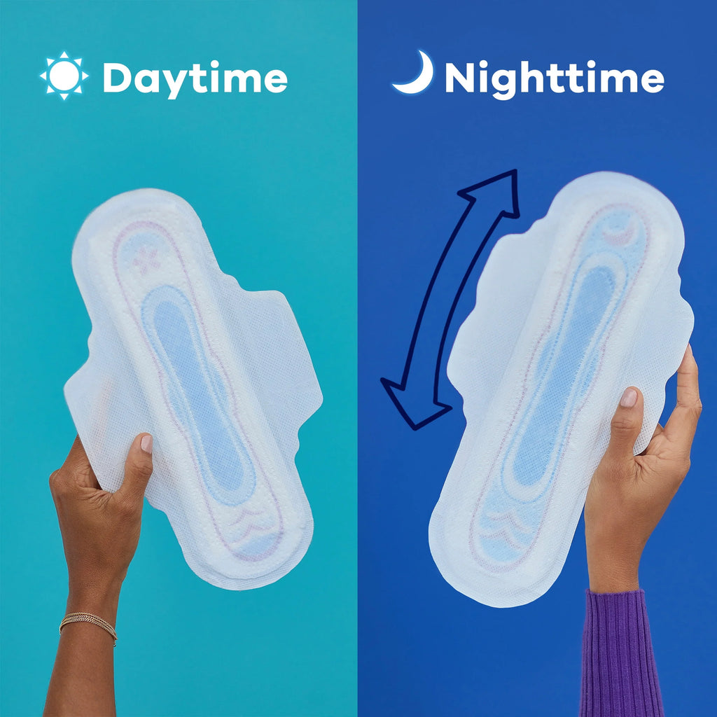 Ultra Thin Overnight Pads with Wings, Size 4, 50 CT J4189