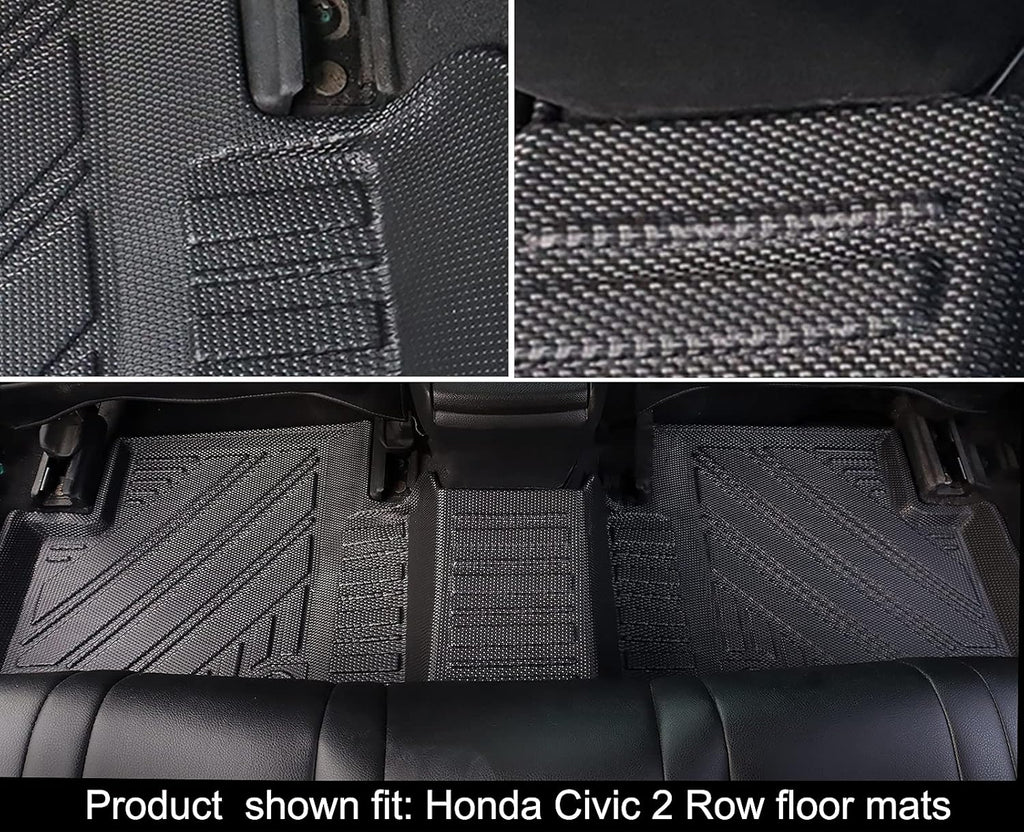 Black All-Weather Car Floor Mats & Cargo Trunk Liners Set M495903