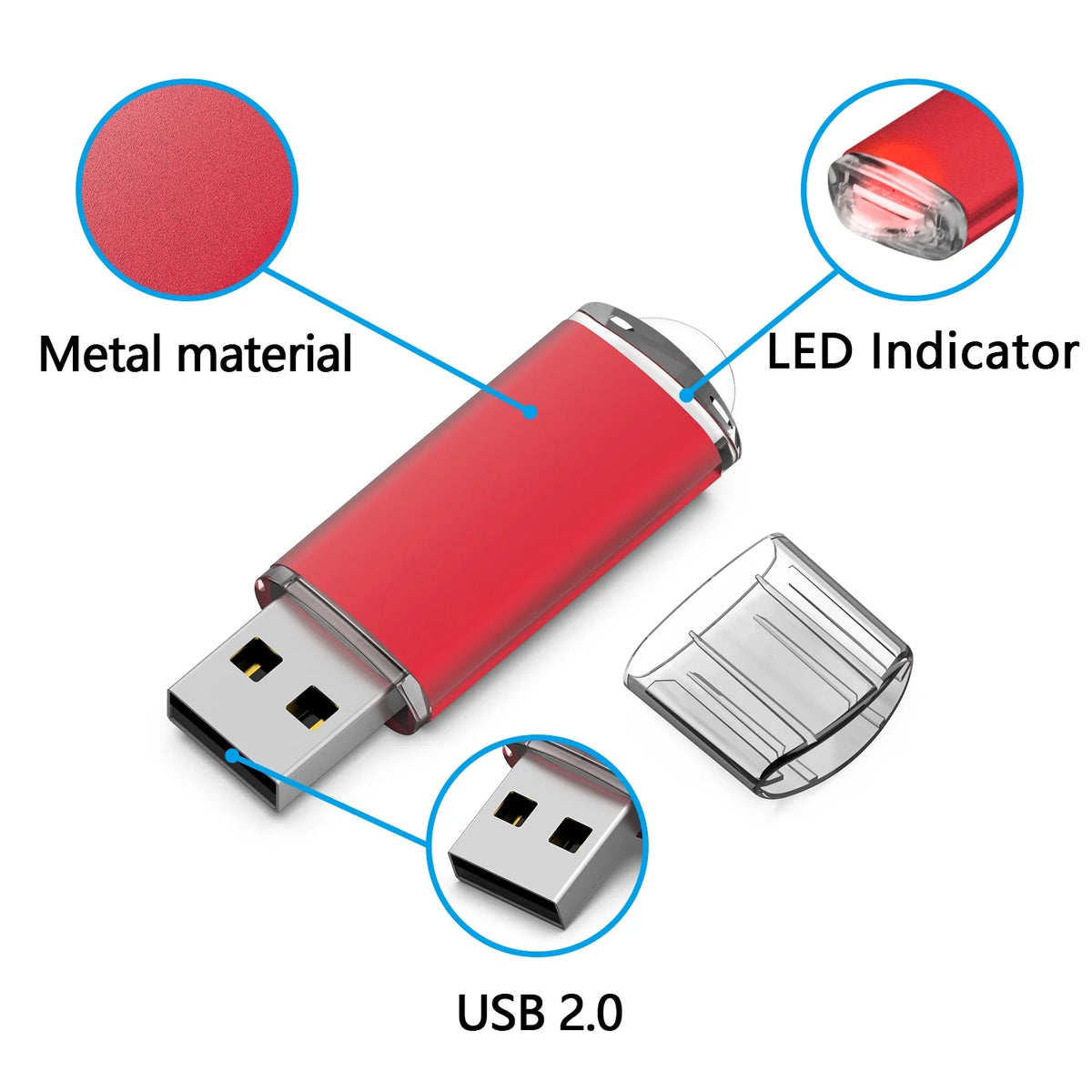 64GB USB Flash Drive 10 Pack I204