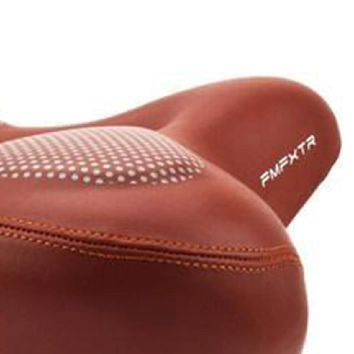 Brown Gel Waterproof Bike Seat Cushion with Taillight H83641