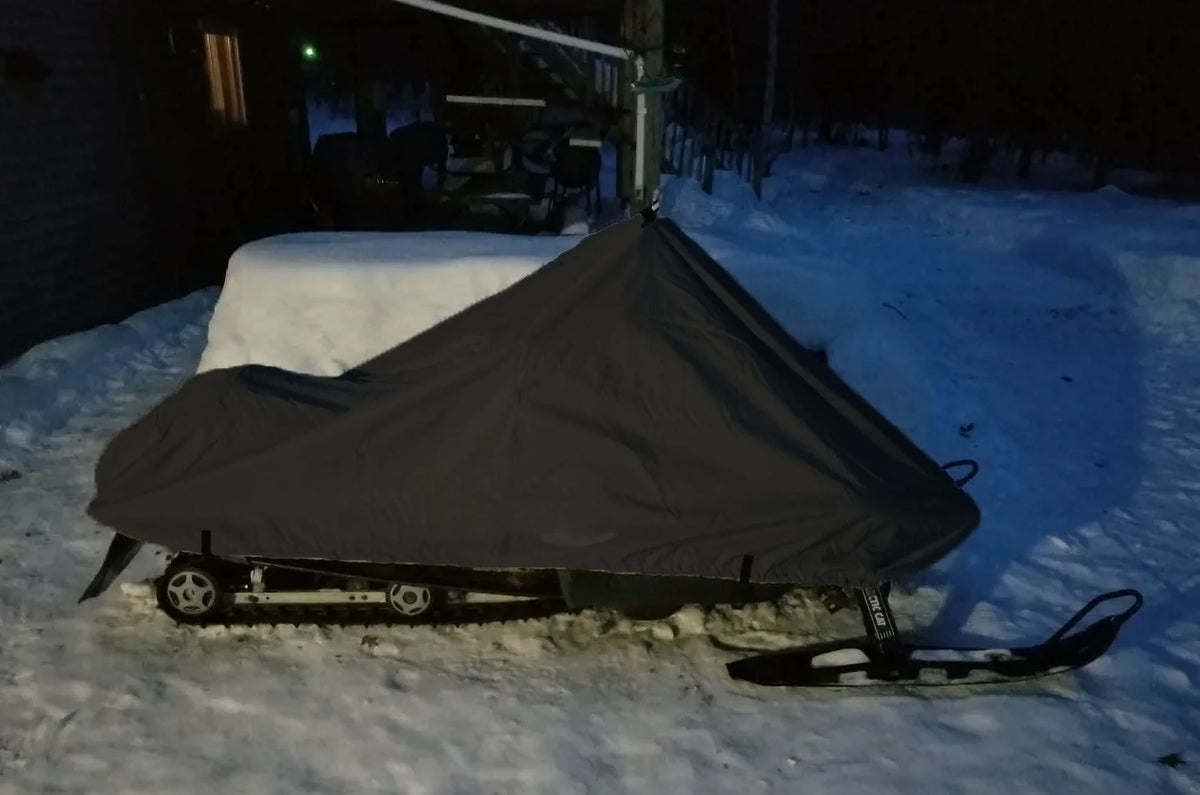 200 Denier All Black Snowmobile Cover W167