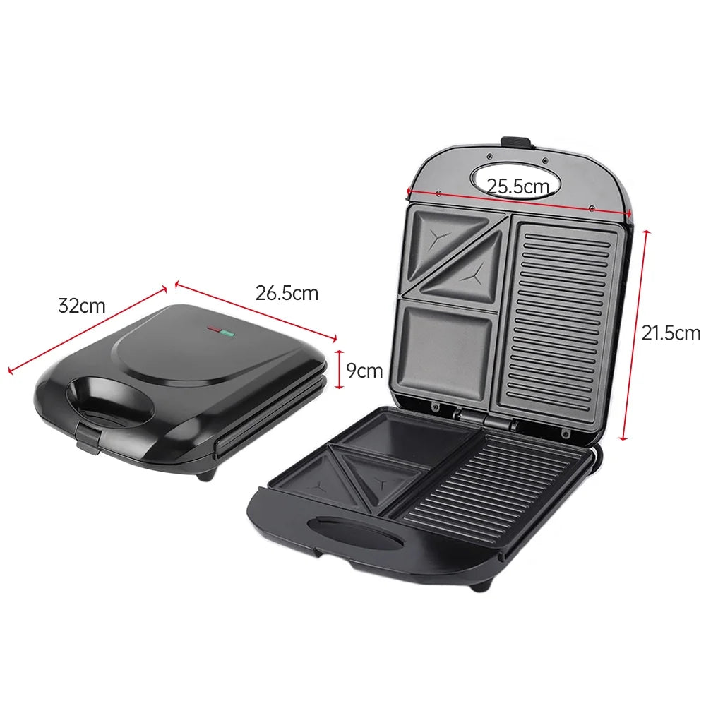 1400W Non-Stick Electric Grill Waffle Maker E4679