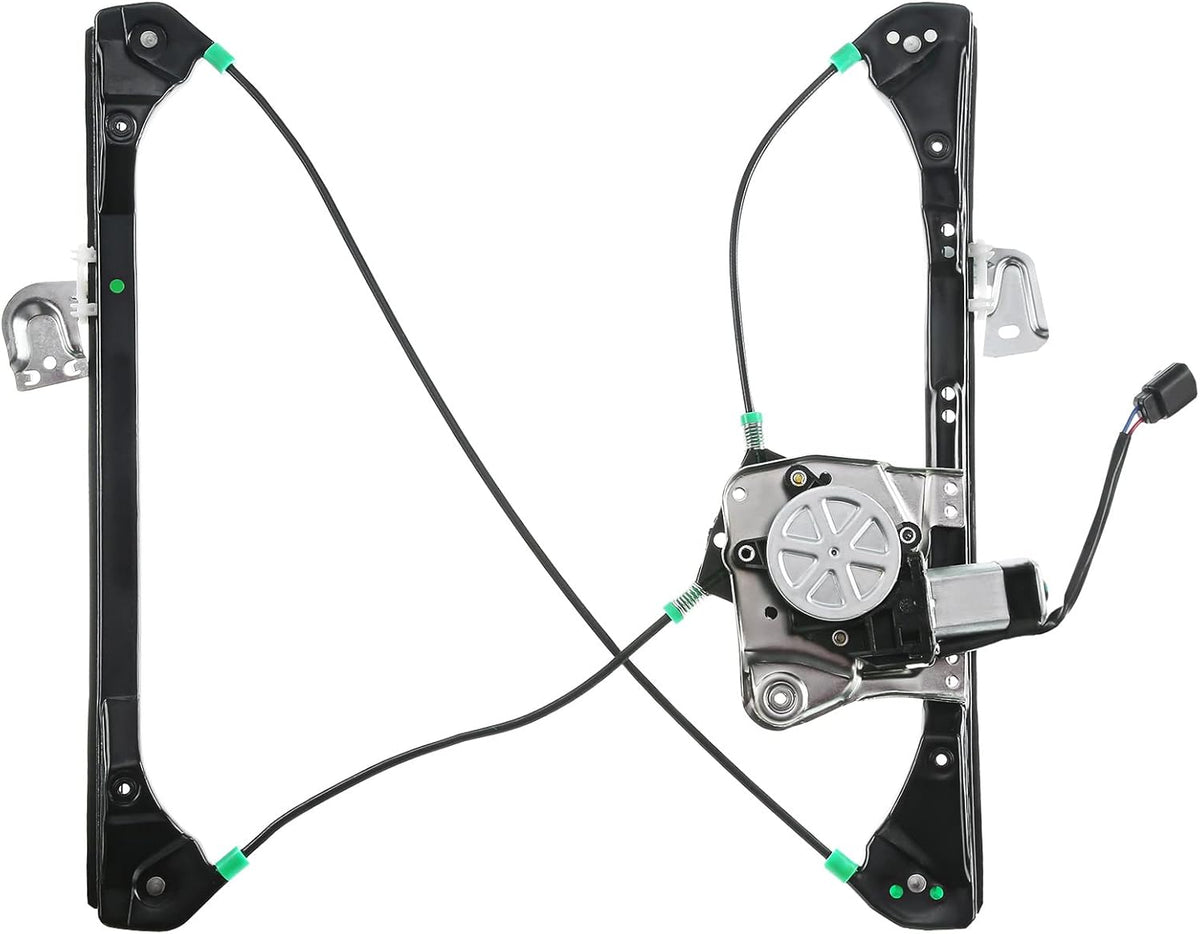 Power Window Regulator with Motor Front Driver Side 4-Door Pack of 2 Y96736