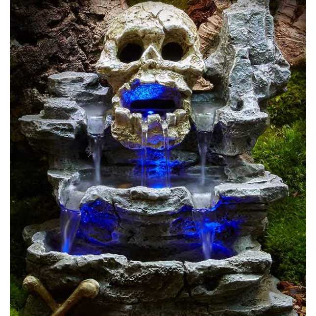 LED Skull Waterfall J809851