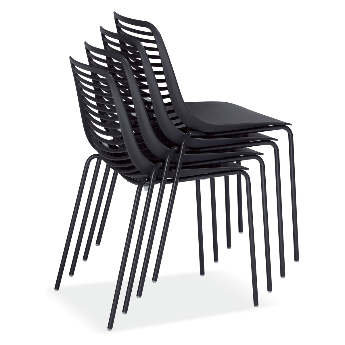 Modern Mini Patio Side Chair in Blue W523