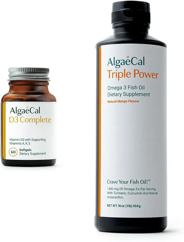 Vitamin D3 K2 E A & Omega-3 1200mg Bundle H121816