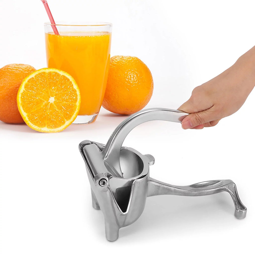 Manual Juicer Lemon Orange Squeezer Aluminum Portable O7826