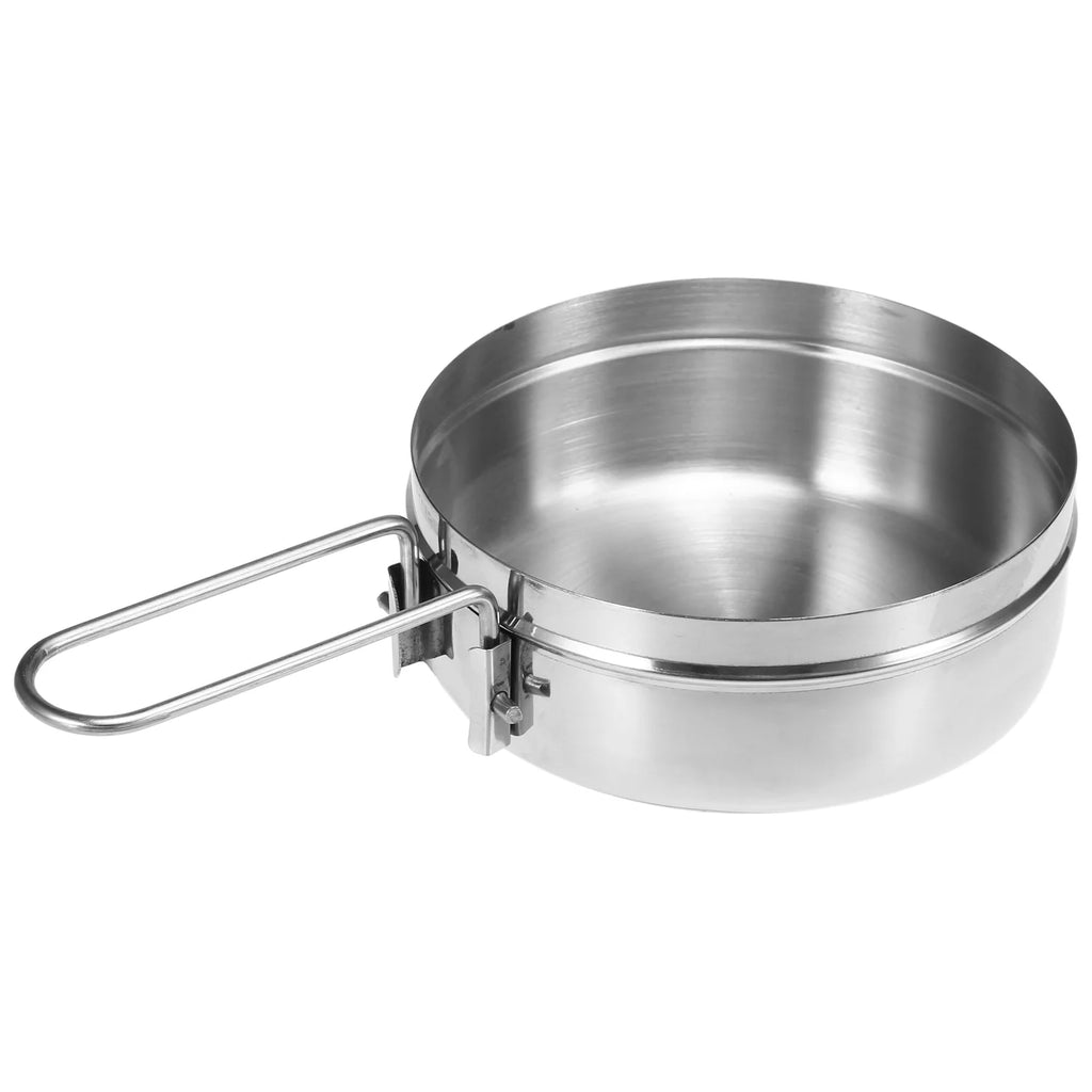 1L Stainless Steel Cooking Kettle with Foldable Handle U98727