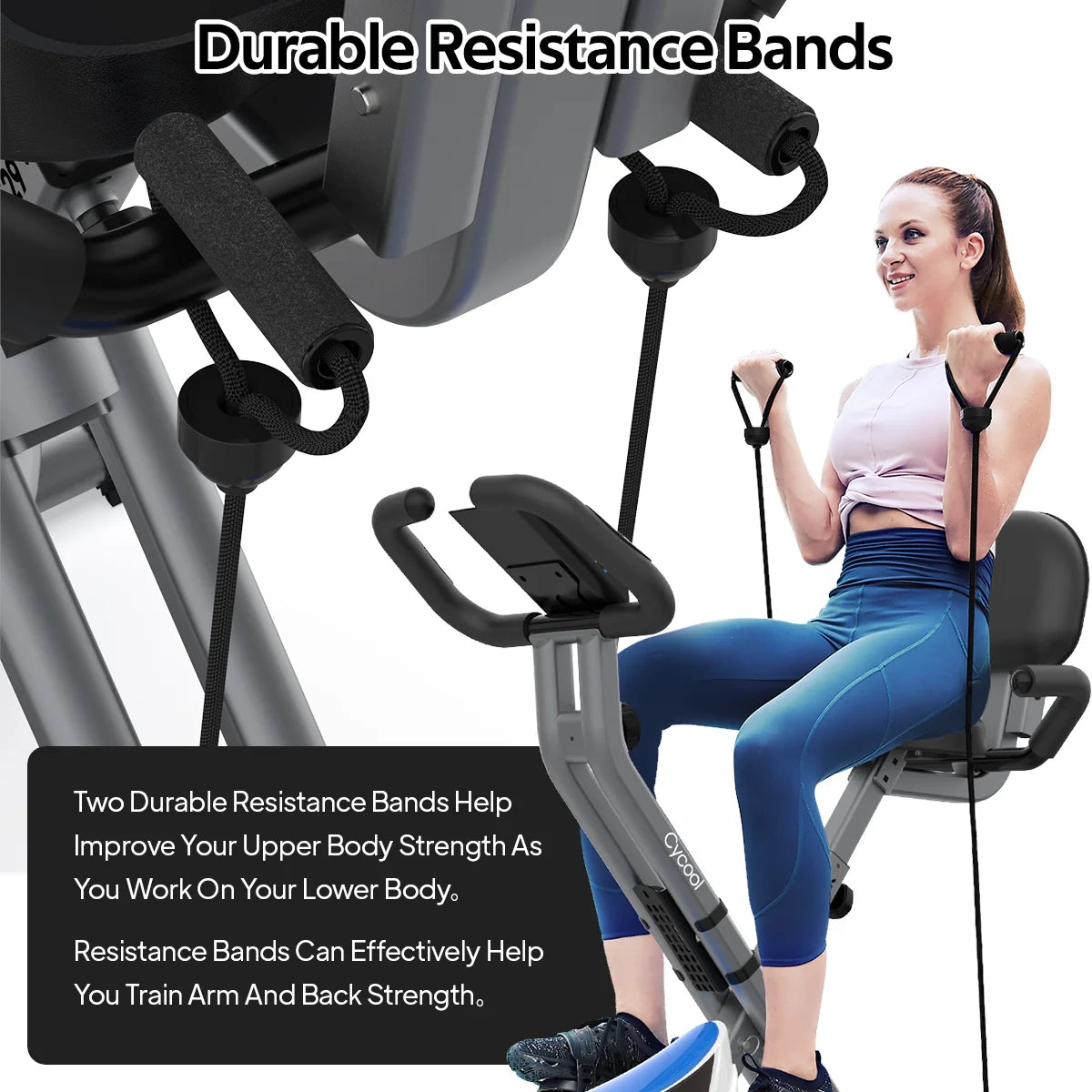 Folding Exercise Bike 300 lbs H966
