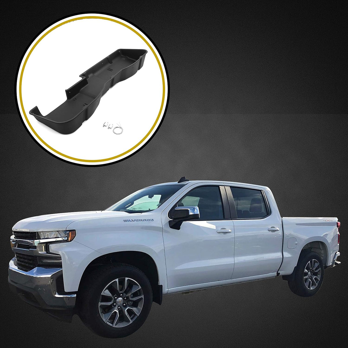 Under Seat Storage Box for Crew Cab P6364