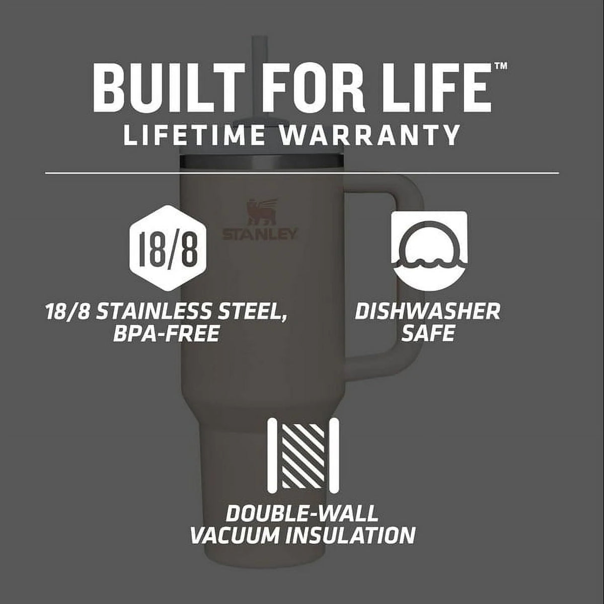 40oz Stainless Steel Tumbler Black L3681