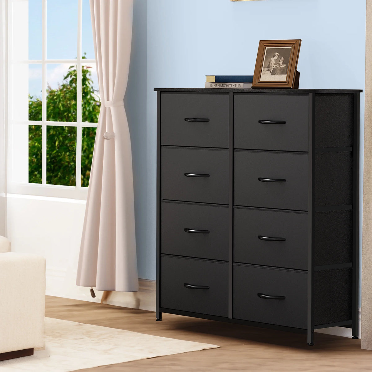 8 Drawer Fabric Storage Dresser V32594