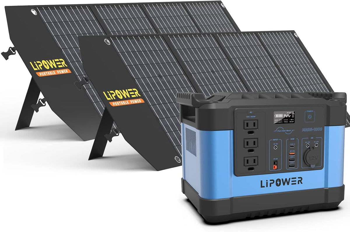 1000W Portable Power Station with 3 AC Outlets H458