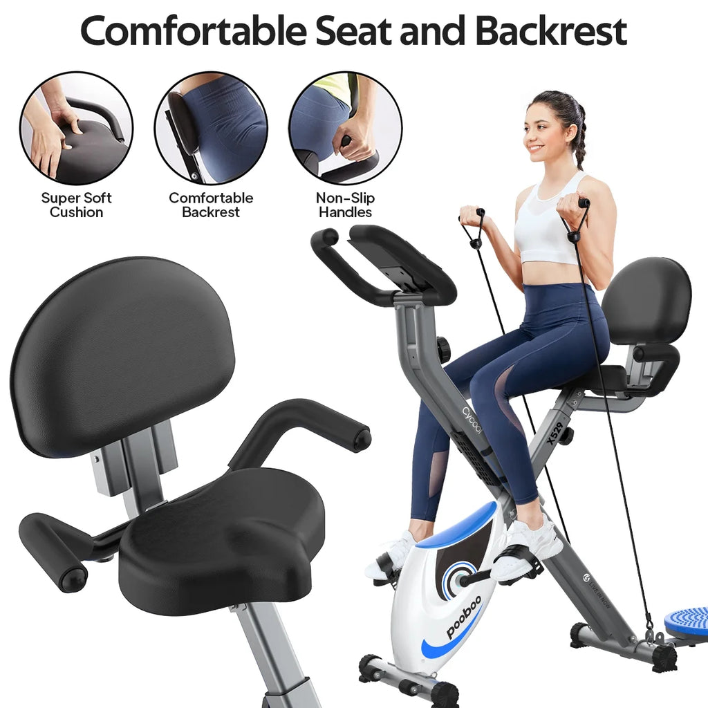 Folding Exercise Bike 300 lbs H966