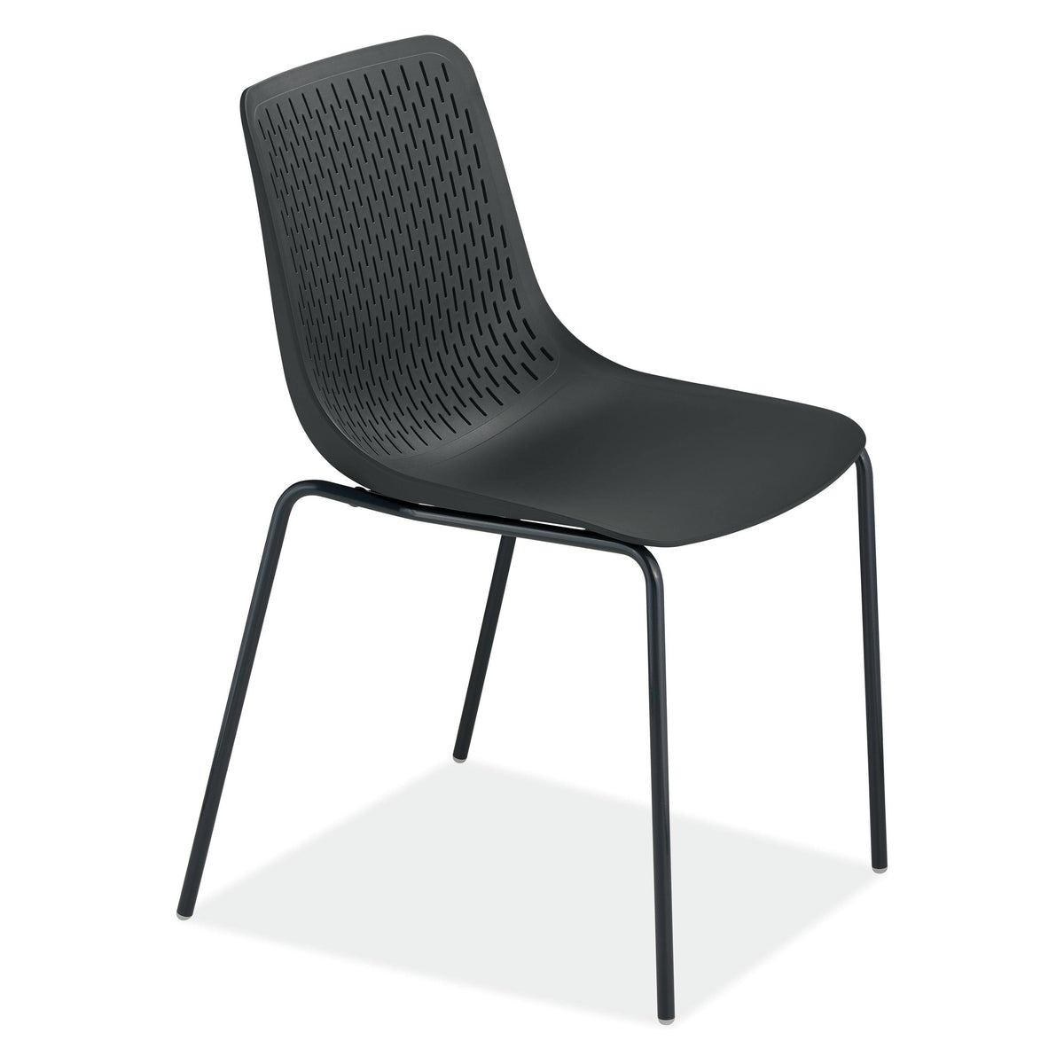 Modern Mini Patio Side Chair in Blue W523
