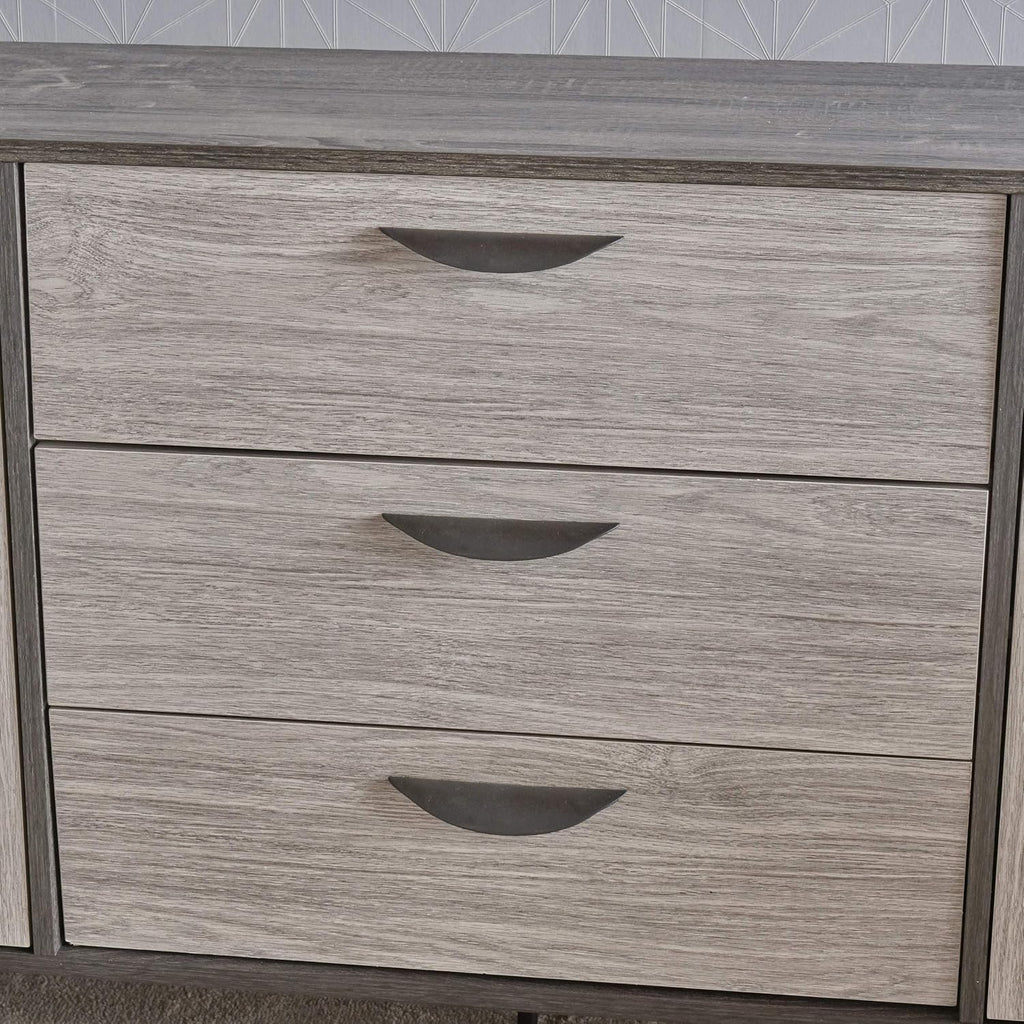 Grey Oak Cabinet O33026
