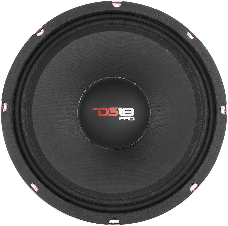 12 Midrange Red Steel Basket 900W Max 300W RMS 8 Ohms Car Speaker Y5404