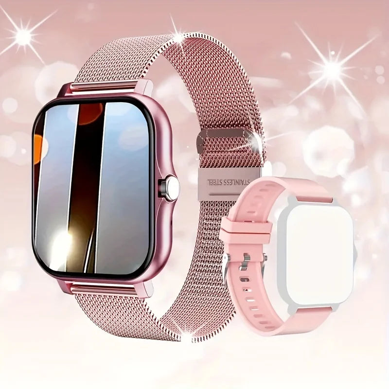 1.69inch Full Touch Screen Smart Watch With Heart Rate Fitness Tracker BT Call G409