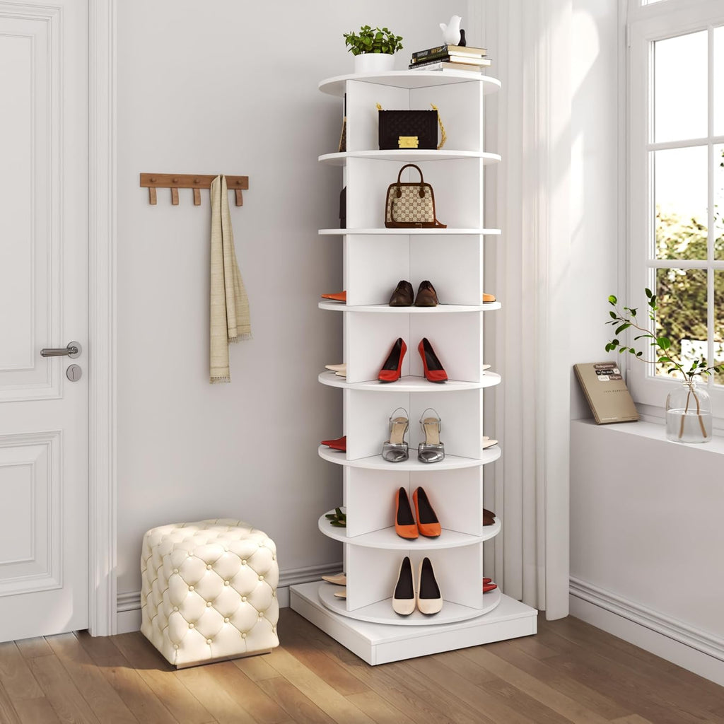 7-Tier Tall Rotating Shoe Rack C561738