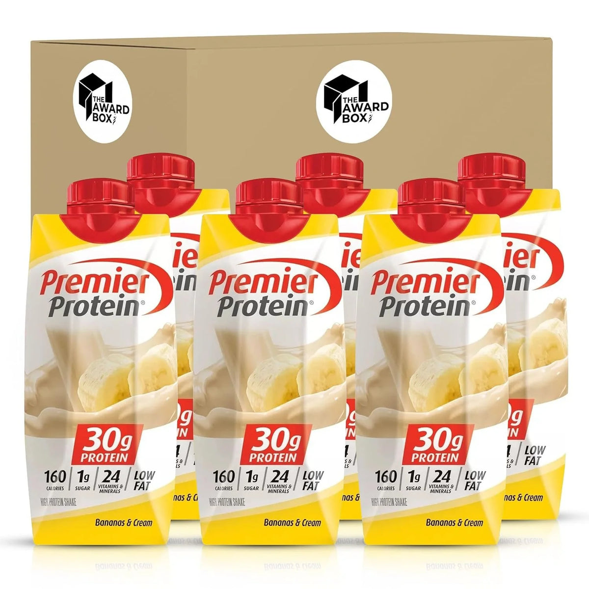 Bananas and Cream High Protein Shakes 11 Fl. Oz 6 Pack Q165