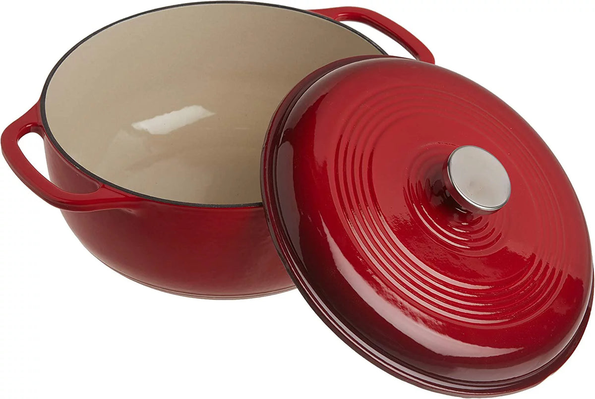 Enameled Cast Iron Dutch Oven 6-Quart Red T28318