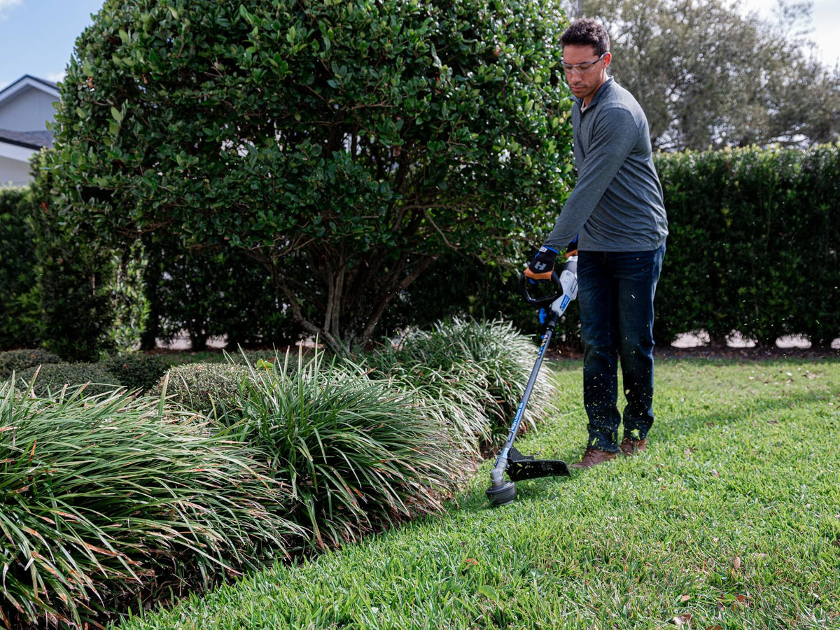 Cordless 15-inch String Trimmer Kit with Edger Attachment L77504