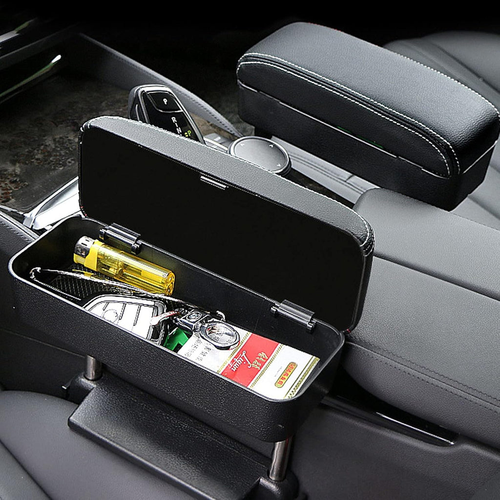 Black Stitching Car Armrest Extender B2949