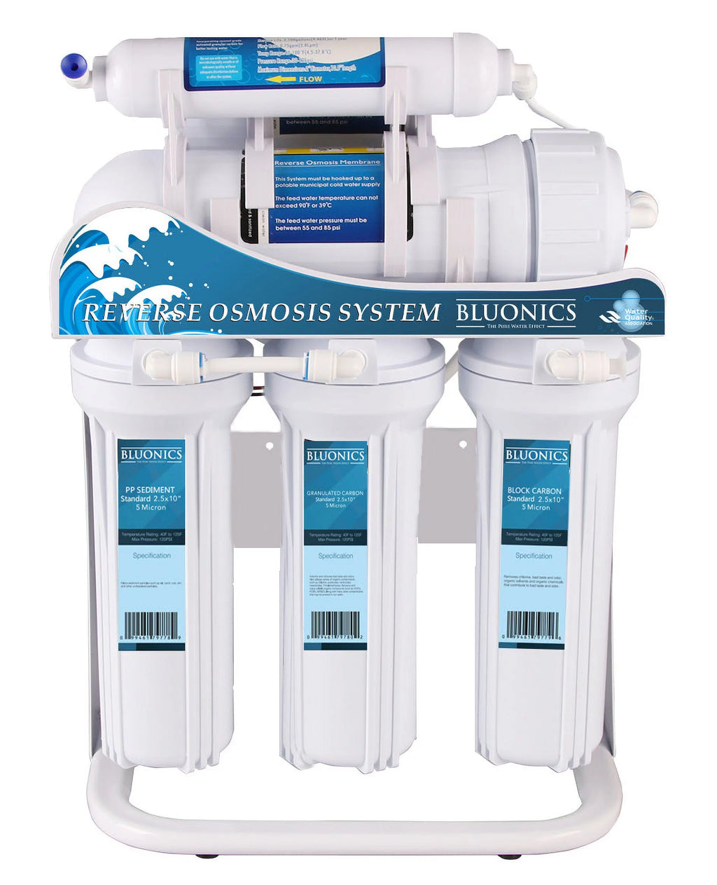 5 Stage Reverse Osmosis Under Sink Water Purifier H550