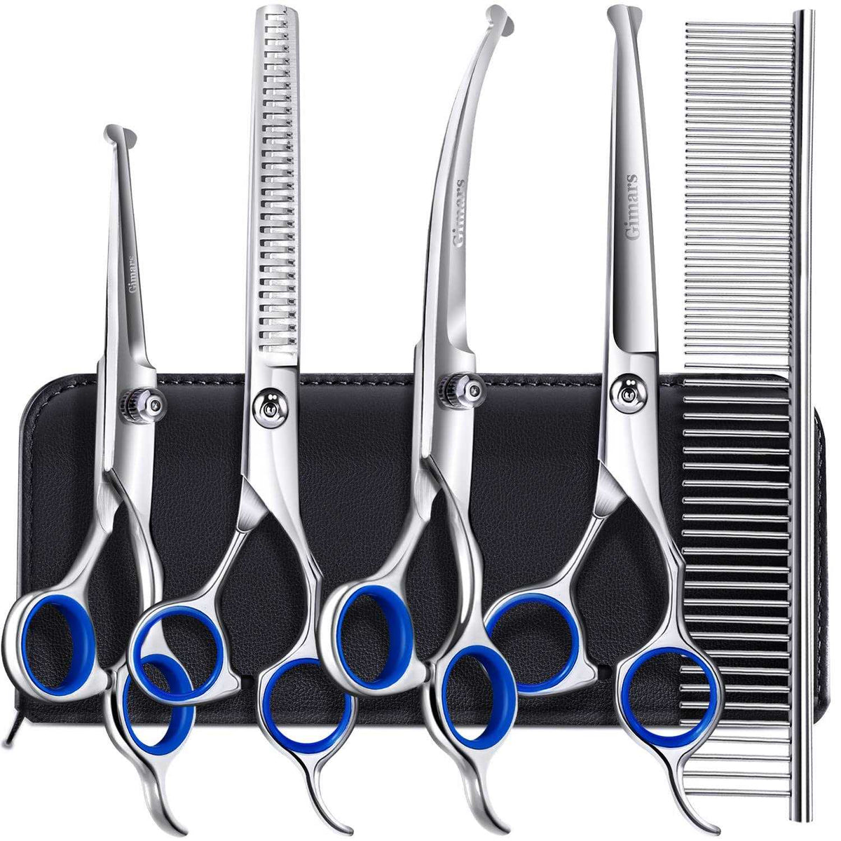 6 in 1 Dog Grooming Scissors Stainless Steel X6921