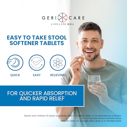 Docusate Sodium Stool Softeners 100mg Crushable Tablets 200 Count K67195