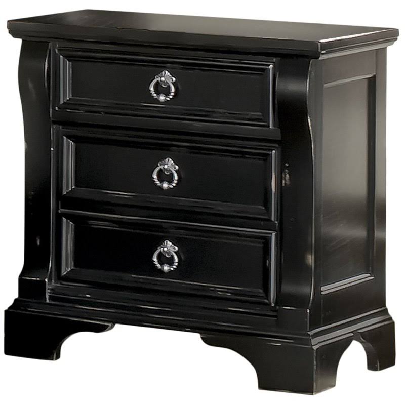 Black Nightstand Y613615